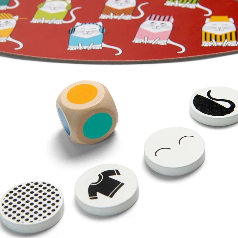 Beobachtungsspiel – Katze mit Hut