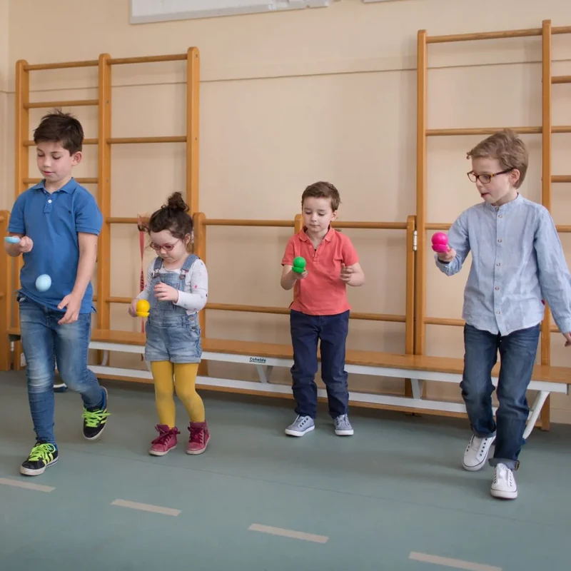 Spiel Rennen – Ei auf dem Löffel