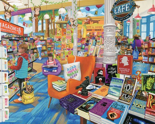 Cafe Bookstore, Joelle McIntyre (1000pcs)
