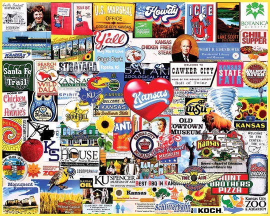 I Love Kansas, Charlie Girard (1000pcs)