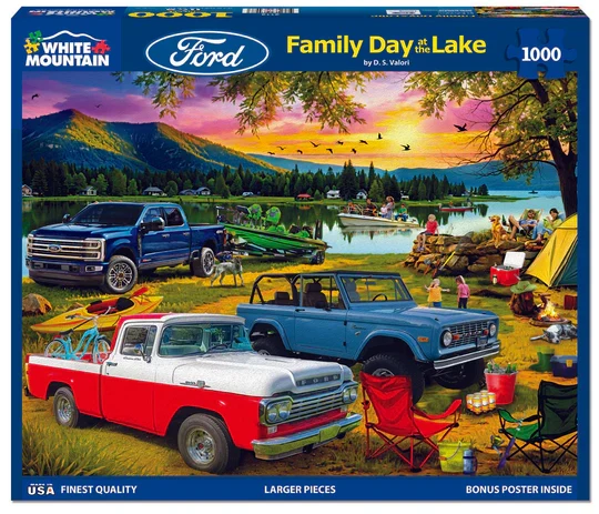 Family Day at The Lake, D.S. Valori (1000pcs)