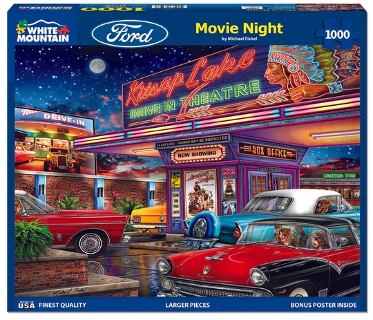 Movie Night, Michael Fishel (1000pcs)