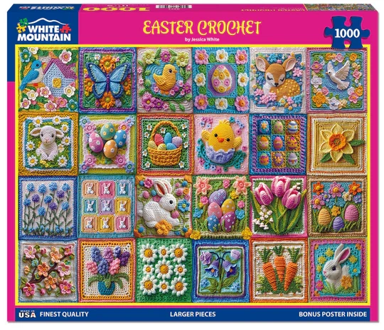 Easter Crochet, Jessica White (1000pcs)