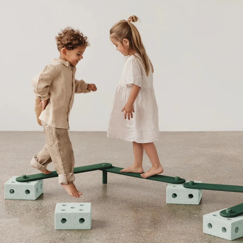 Balance Track Set – Ozeanminze/Waldgrün