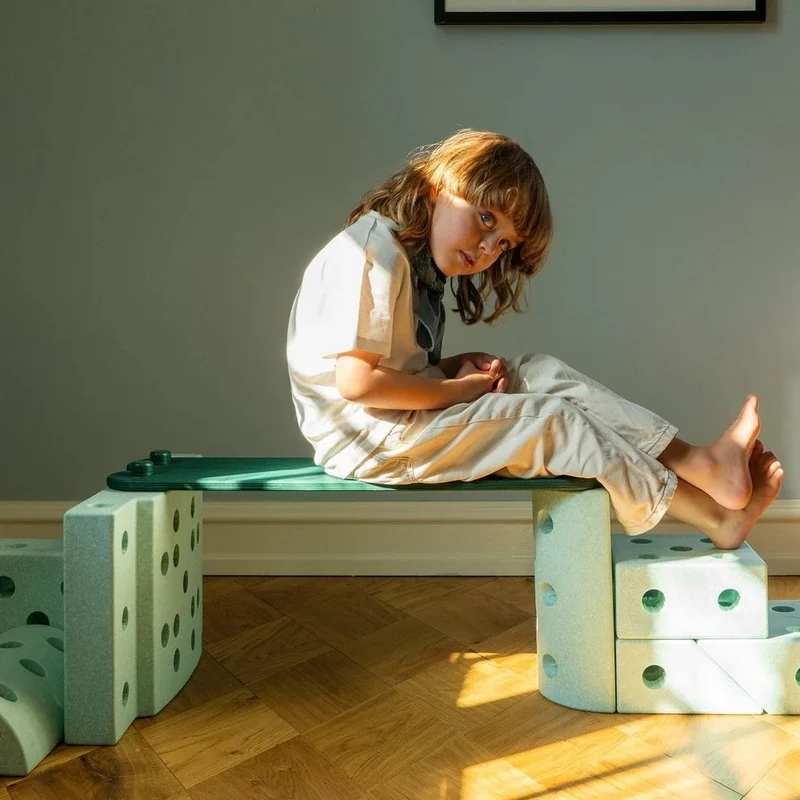 Balance Track Set – Ozeanminze/Waldgrün