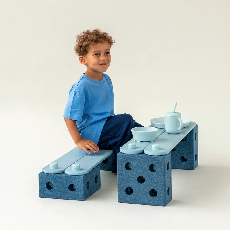 Balance Track Set – Tiefblau/Himmelblau