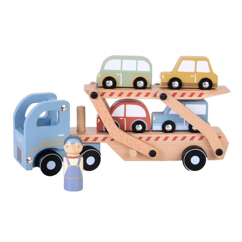Abschleppwagen mit Autos