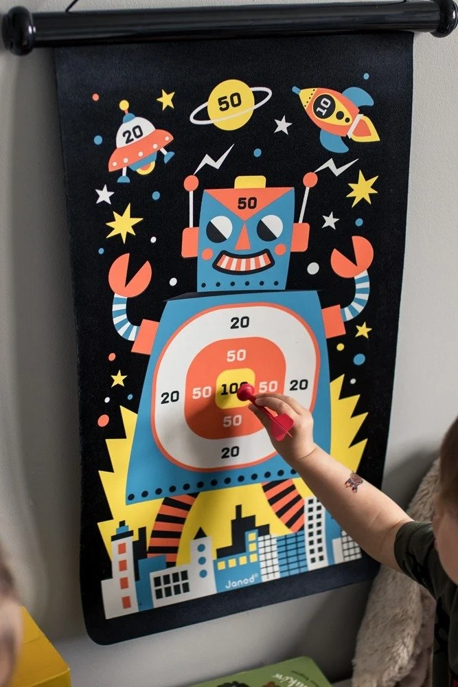 Magnetisches Dartspiel – Roboter