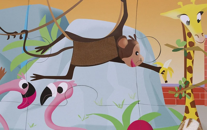 Sinnes-Puzzle – Ausflug in den Zoo