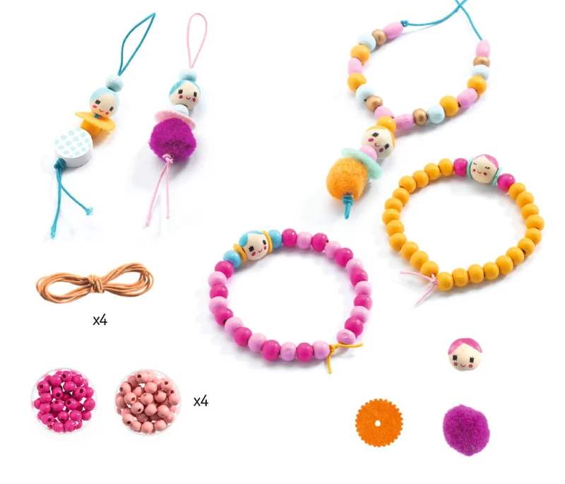 Schmuck-Bastelset – Perlen und Figuren