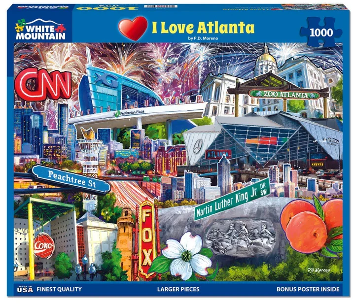 I Love Atlanta, P.D. Moreno (1000pcs)