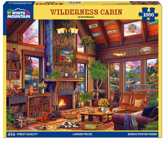 Wilderness Cabin, David MacLean (1000pcs)