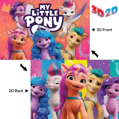 3D/2D - My Little Pony (Double-Sided) (48pcs)