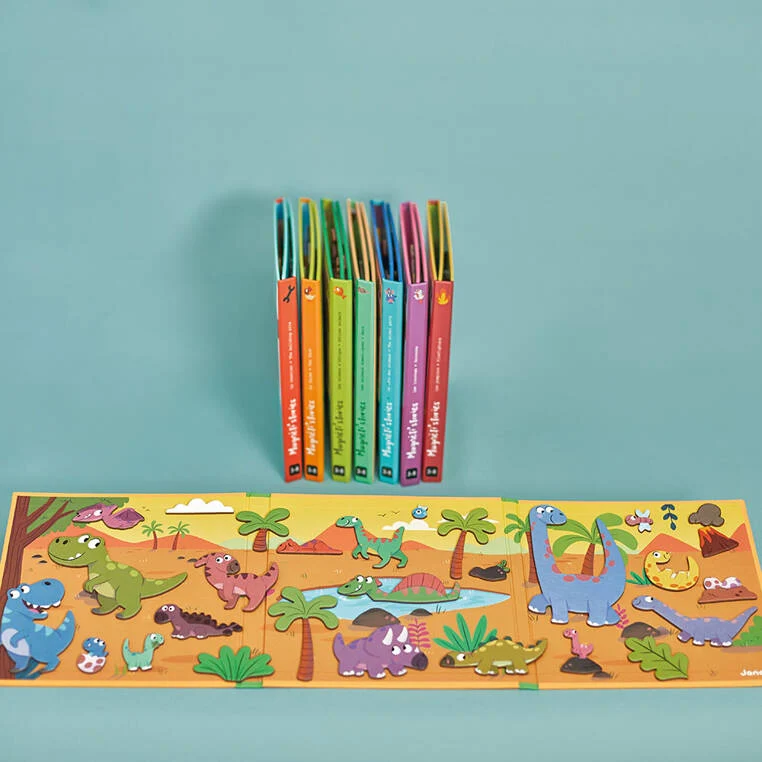 Magnetisches Puzzle Magneti'stories – Dinosaurier
