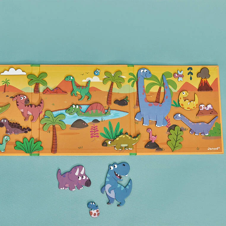 Magnetisches Puzzle Magneti'stories – Dinosaurier