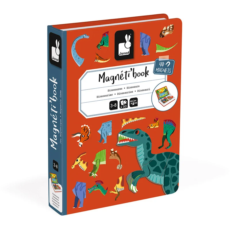 Magnetisches Puzzle Magnetibook – Dinosaurier