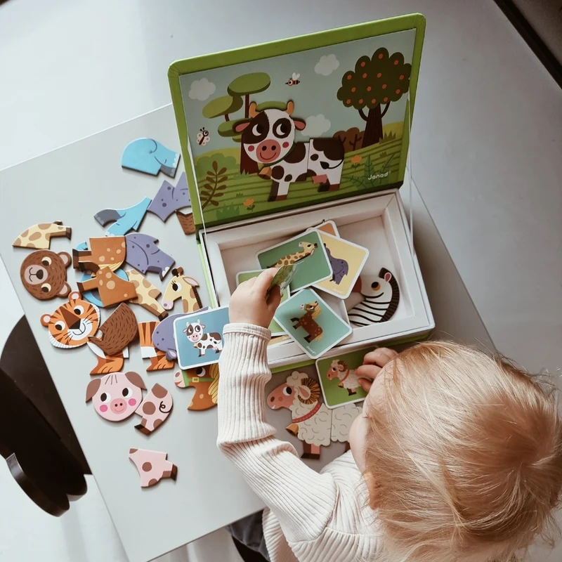 Magnetisches Puzzle Magnetibook – Tiere