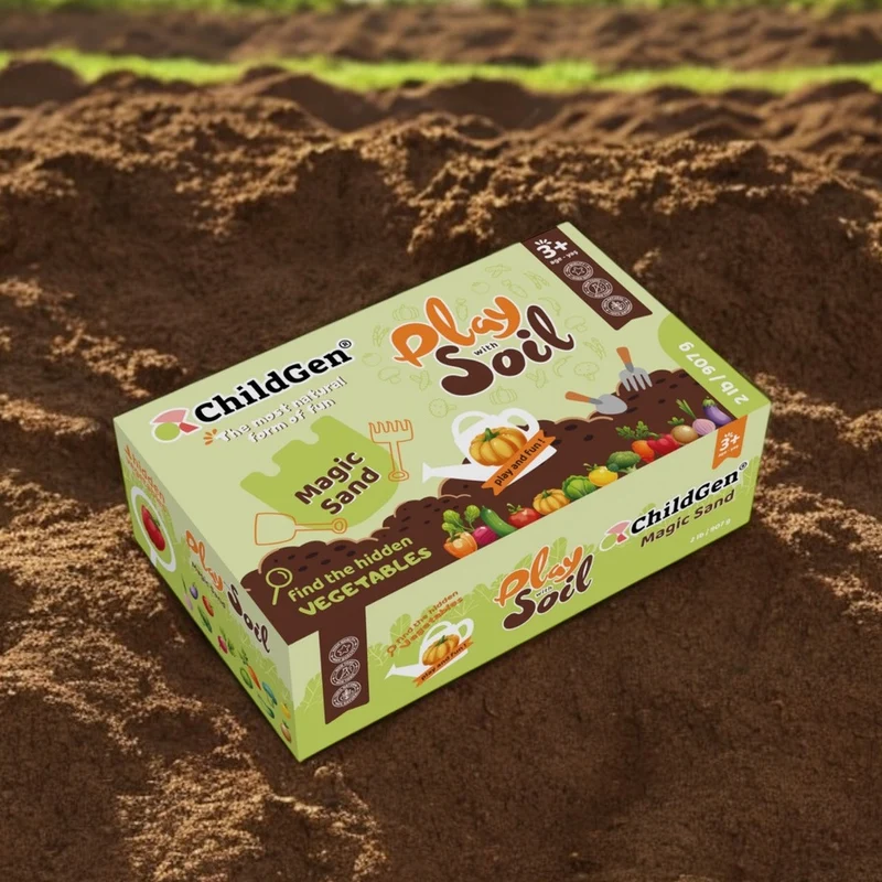 Kinetic Sand, 100 % natürlich – Magische Erde mit Gemüse 907 g