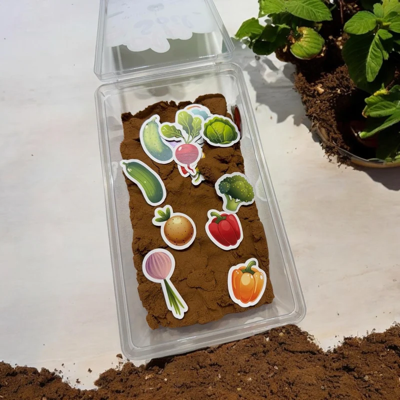 Kinetic Sand, 100 % natürlich – Magische Erde mit Gemüse 907 g