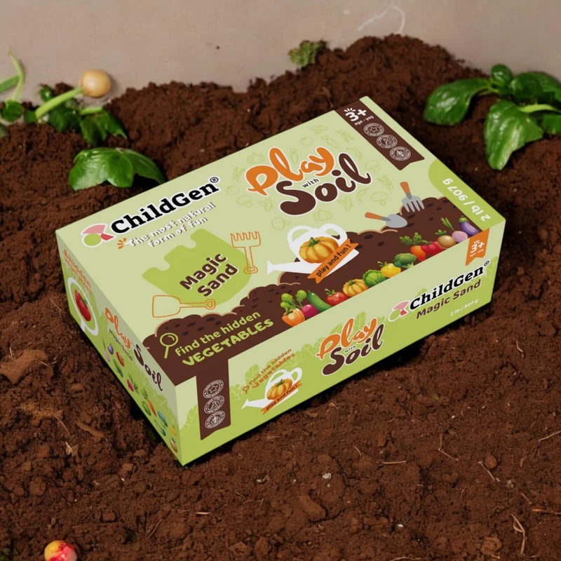 Kinetic Sand, 100 % natürlich – Magische Erde mit Gemüse 907 g
