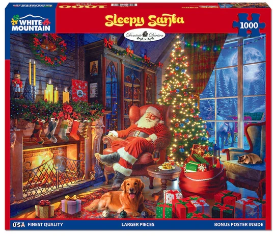 Sleepy Santa, Dominic Davison (1000pcs)