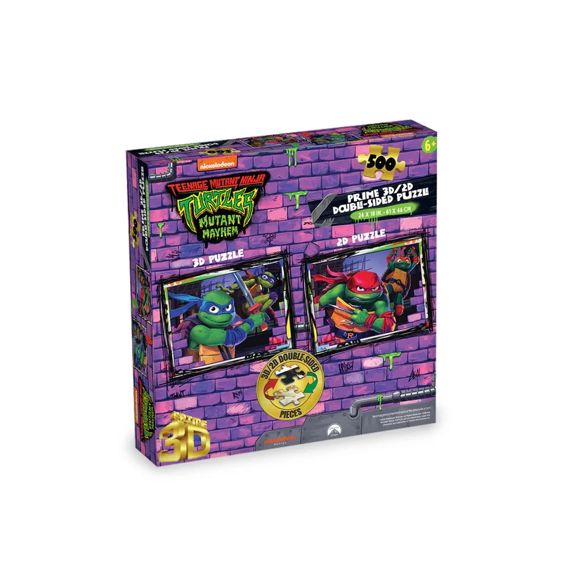 3D/2D - Nickelodeon - Teenage Mutant Ninja Turtles (Double-Sided) (500pcs)