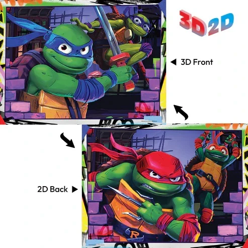 3D/2D - Nickelodeon - Teenage Mutant Ninja Turtles (Double-Sided) (500pcs)