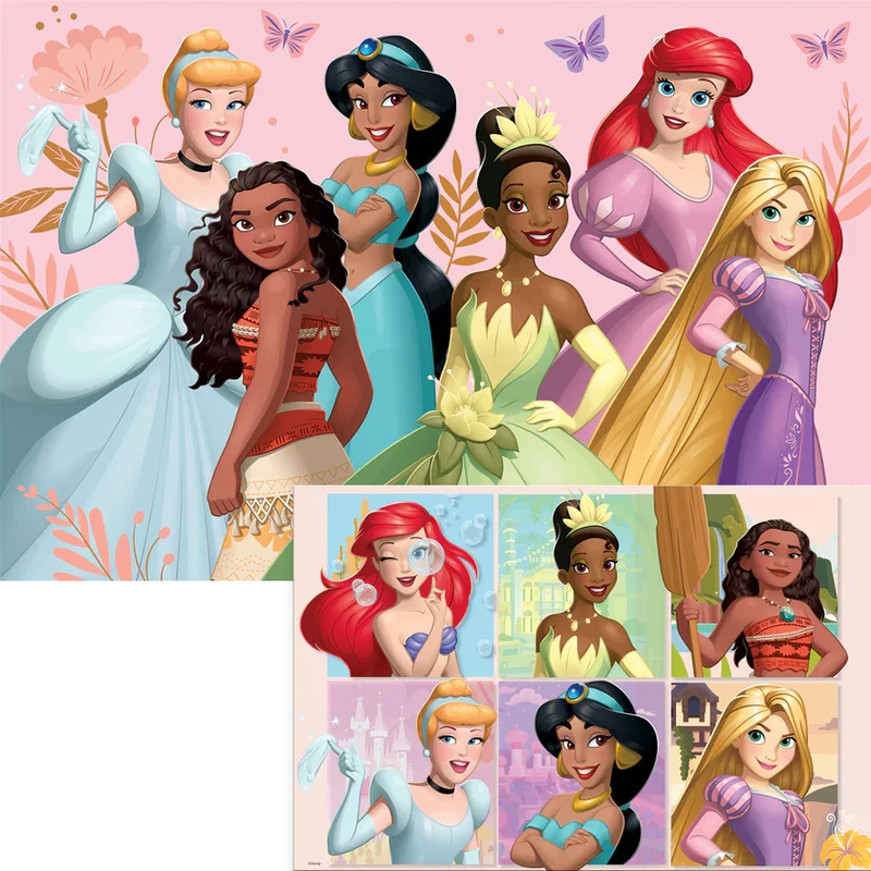 3D/2D - Disney - Princesses (Double-Sided) (200pcs)