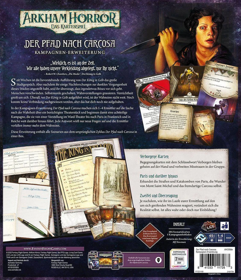 Arkham Horror LCG: Der Pfad nach Carcosa (Kampagnen-Erweiterung)