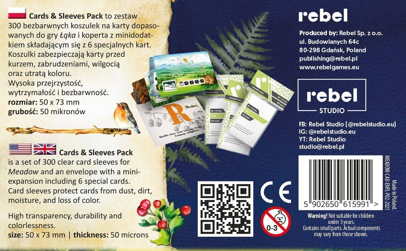 Meadow: Cards & Sleeves Pack