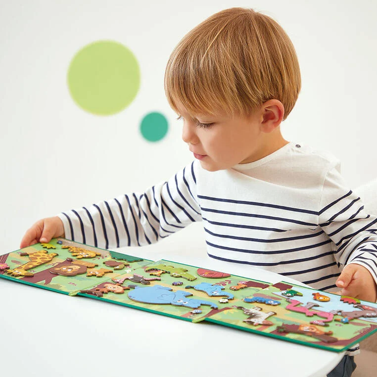 Magnetisches Puzzle Magneti'stories – Afrikanische Tiere