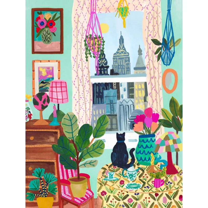 Hygge - New York Cat, Rhi James (BONUS Candle) (500pcs)