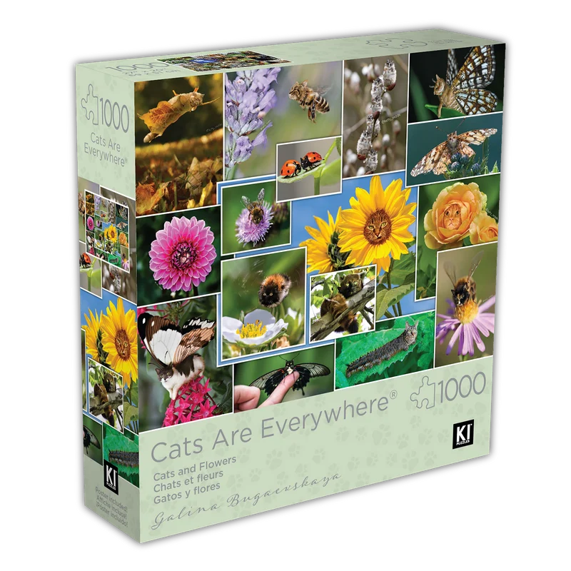 Cats Are Everywhere - Cats & Flowers (1000pcs)