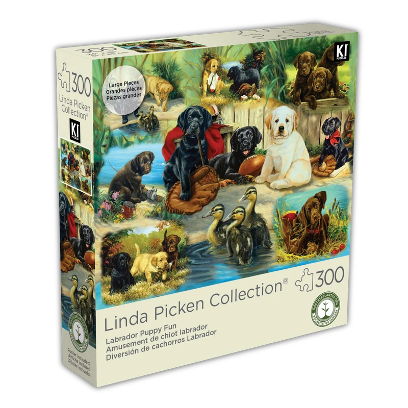 Linda Picken Collection - Labrador Puppy Fun (300pcs)