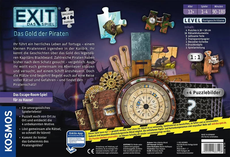 EXIT - Das Spiel + Puzzle: Das Gold der Piraten