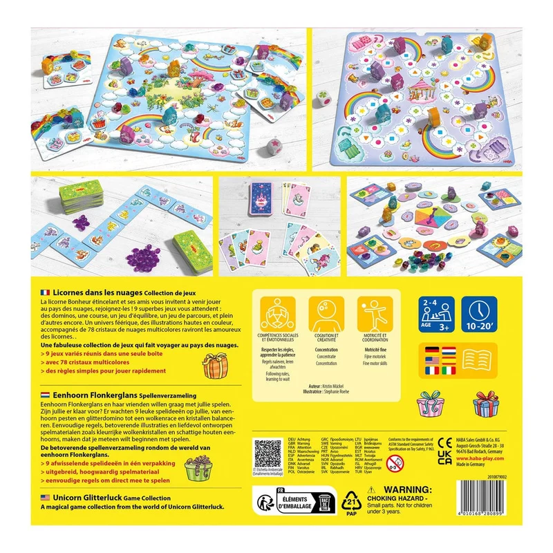 Licornes dans les nuages – Collection de jeux