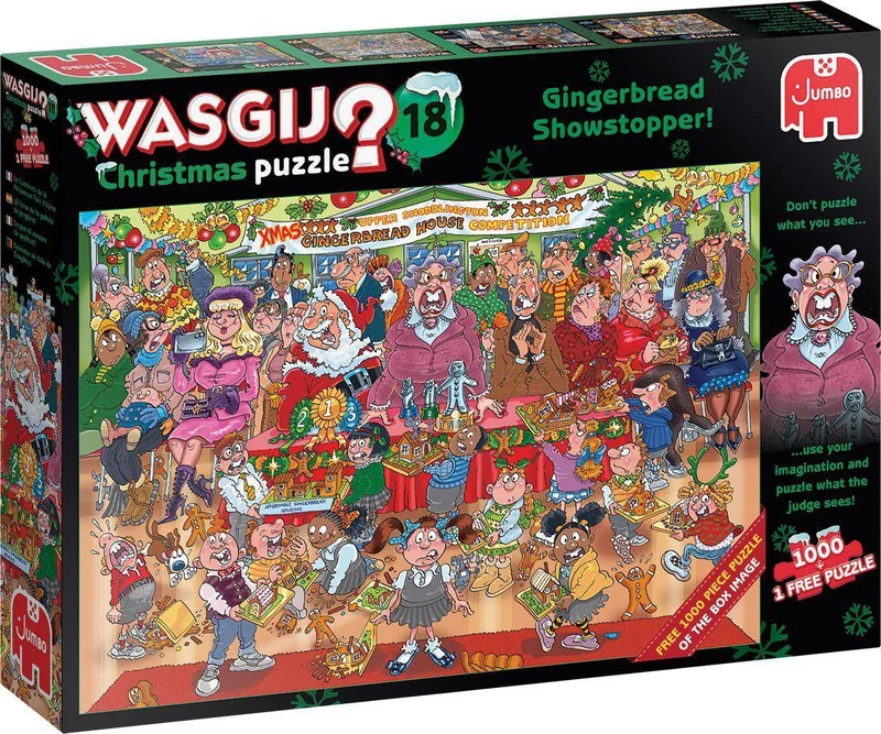 Wasgij Christmas 18: Leckereien aus Lebkuchen!, 2x 1000 T.