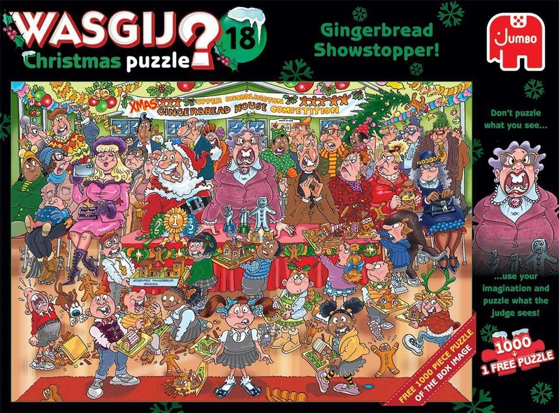Wasgij Christmas 18: Leckereien aus Lebkuchen!, 2x 1000 T.