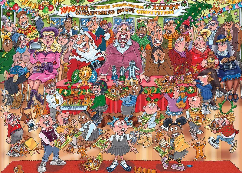 Wasgij Christmas 18: Leckereien aus Lebkuchen!, 2x 1000 T.