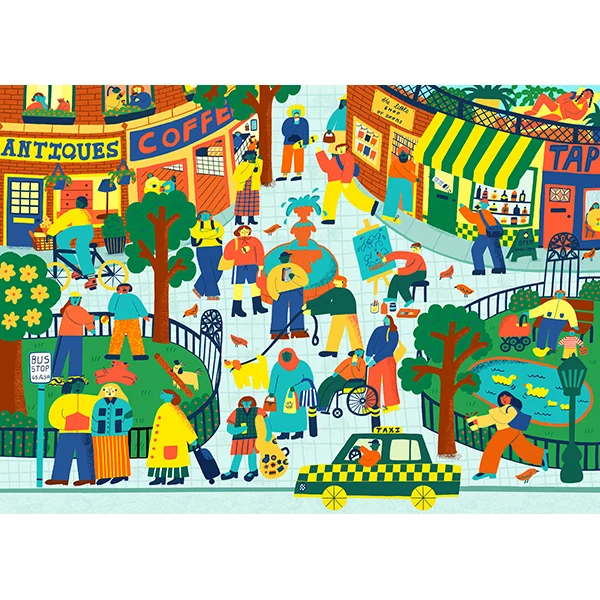 Waiting For the Bus (1000pcs)