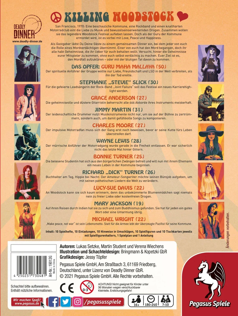 Deadly Dinner - Killing Woodstock DE