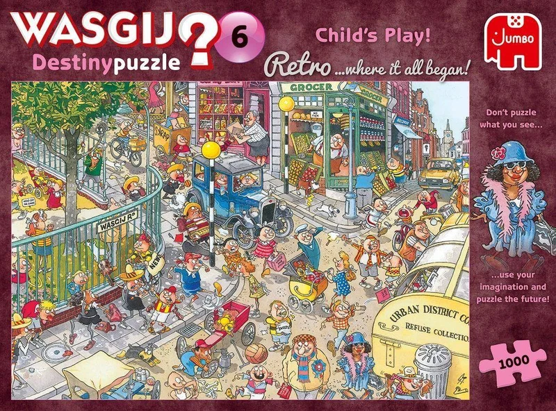 Wasgij Retro Destiny 6: Kinderspiel!, 1000 T.