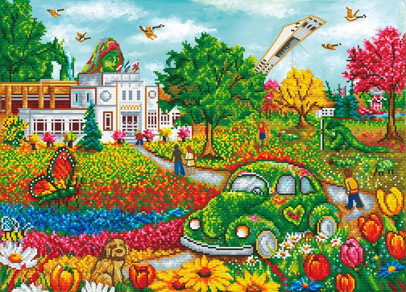 Diamond Dotz - The Botanical Garden, Christine Genest
