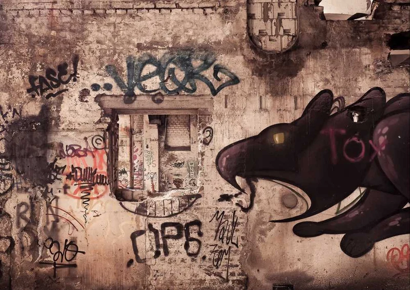67917 Hintergründe - Graffiti-Wand Puzzle