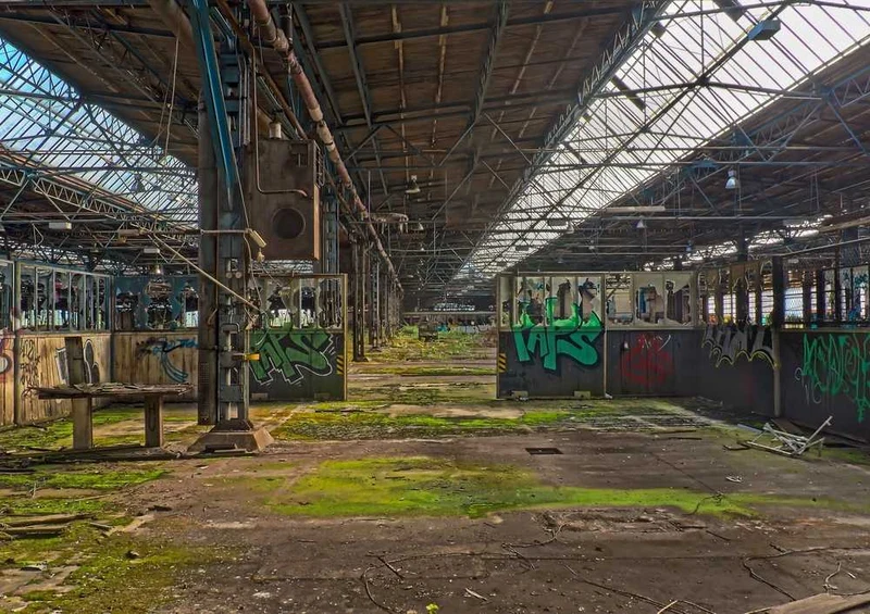 65545 Gebäude - Alte Fabrik Puzzle