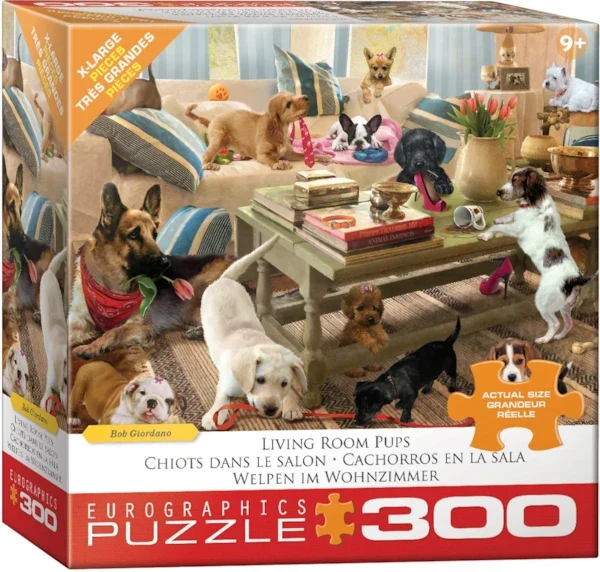Living Room Pups, Bob Giordano (300XL)