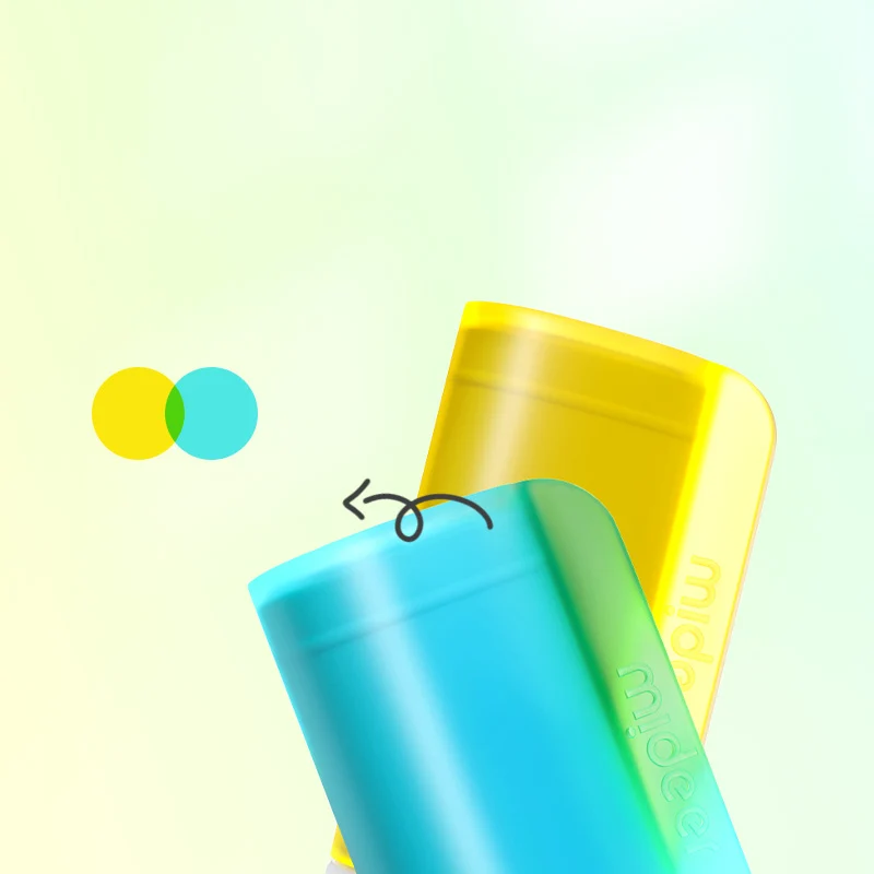 Transparente Marker mit doppelter Spitze – 36 Farben