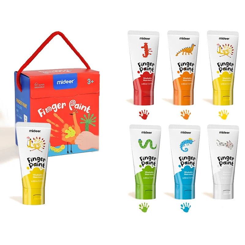 Fingerfarben – 6 Farben