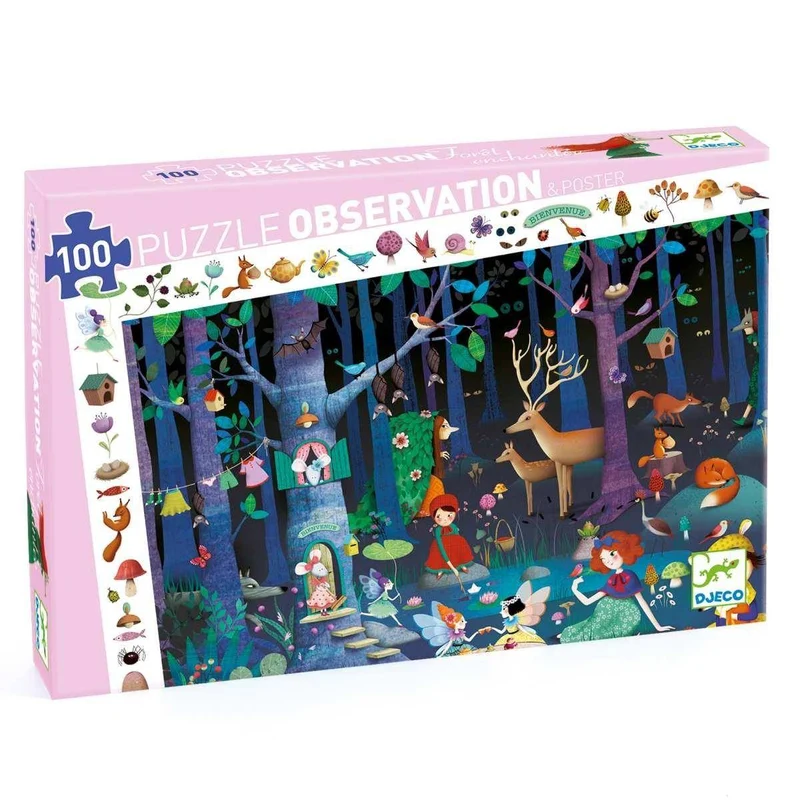 Entdeckerpuzzle: Zauberwald, 100 T.