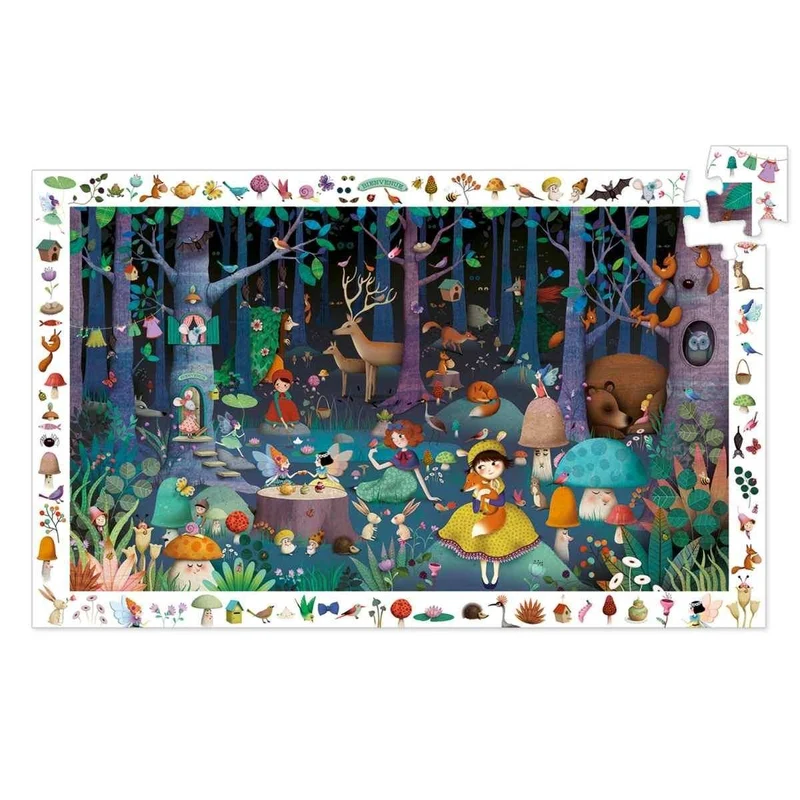 Entdeckerpuzzle: Zauberwald, 100 T.